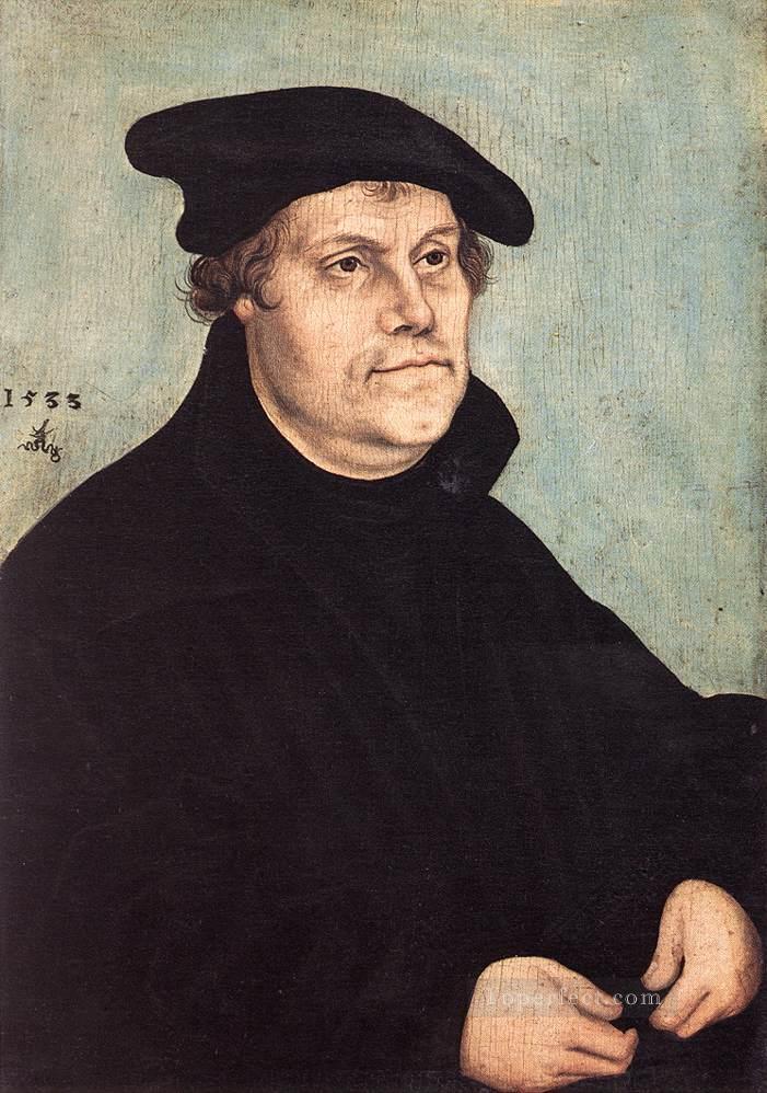 Portrait Of Martin Luther Renaissance Lucas Cranach the Elder Oil Paintings